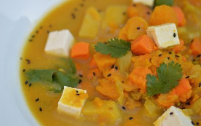 Kabocha Squash and Yellow Curry Soup