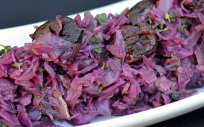 Braised Red Cabbage with Dried Cherries