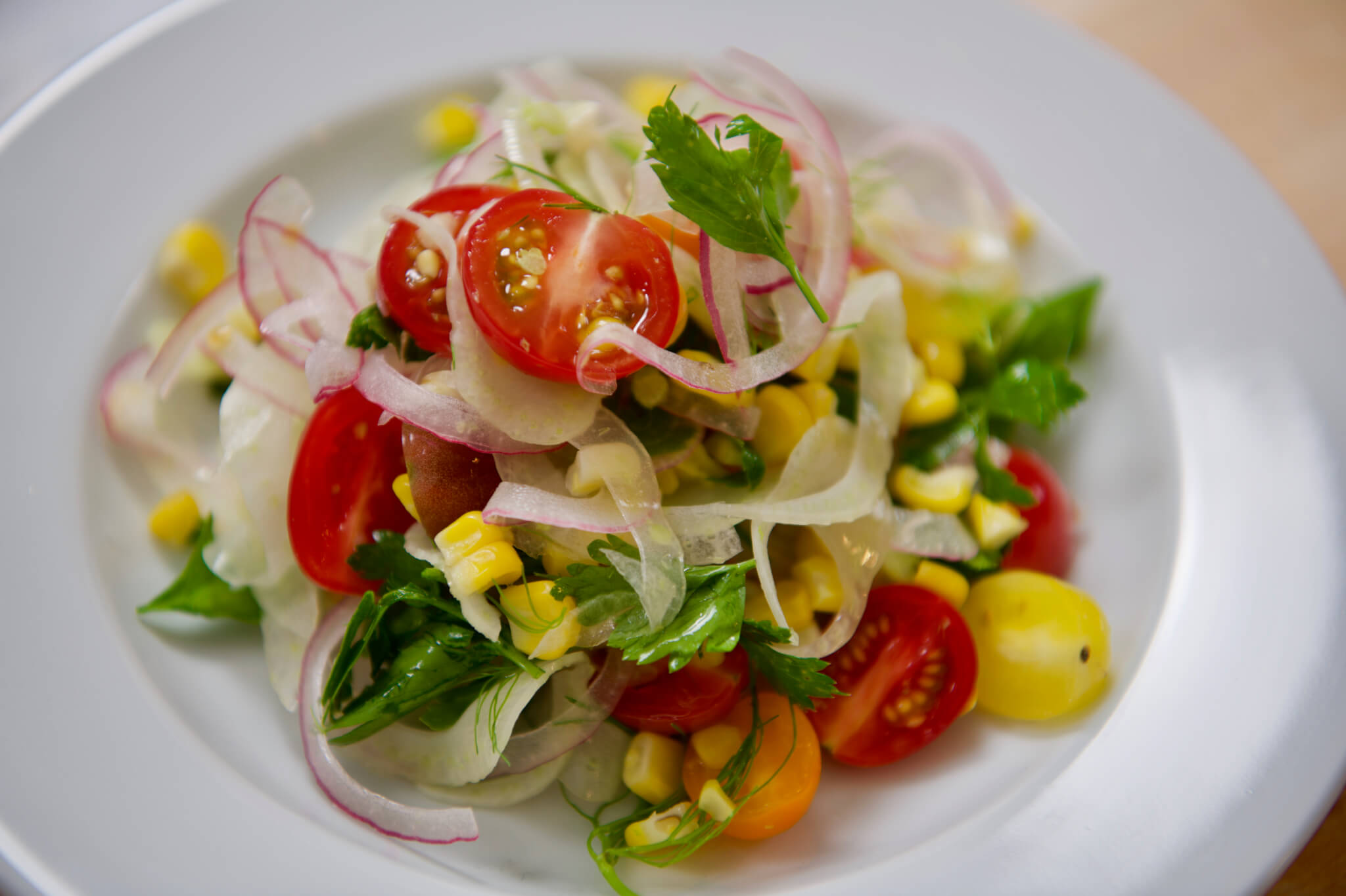 Sweet and Sour Corn and Fennel Salad